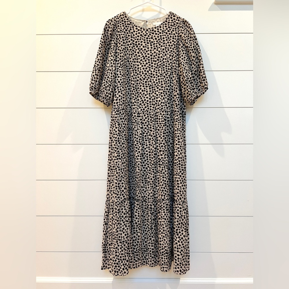 H&M Ruffle Tiered Floral Maxi Dress